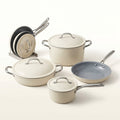 Ceramic Nonstick Cookware Set Built for Versatile Cooking, 8-Piece, Oven Safe 550°F, Induction Compatible