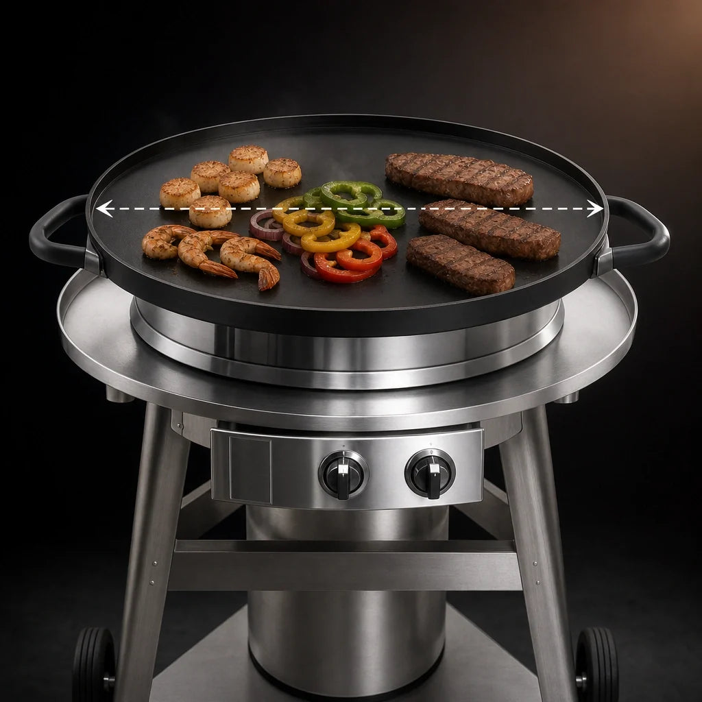Evo Professional Wheeled Cart 30" Natural Gas Outdoor Cooking Station