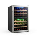 Dual Zone Wine Cooler Built for Large Collections, 24 Inch Capacity, Powerful Compressor, Quiet Operation