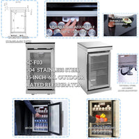 Outdoor Kitchen Island Built for Entertaining, 104" Length, Gas Grill & Sink, Compact Refrigerator