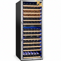 Dual Zone Wine Cooler Built for Large Collections, 24 Inch Capacity, Powerful Compressor, Quiet Operation