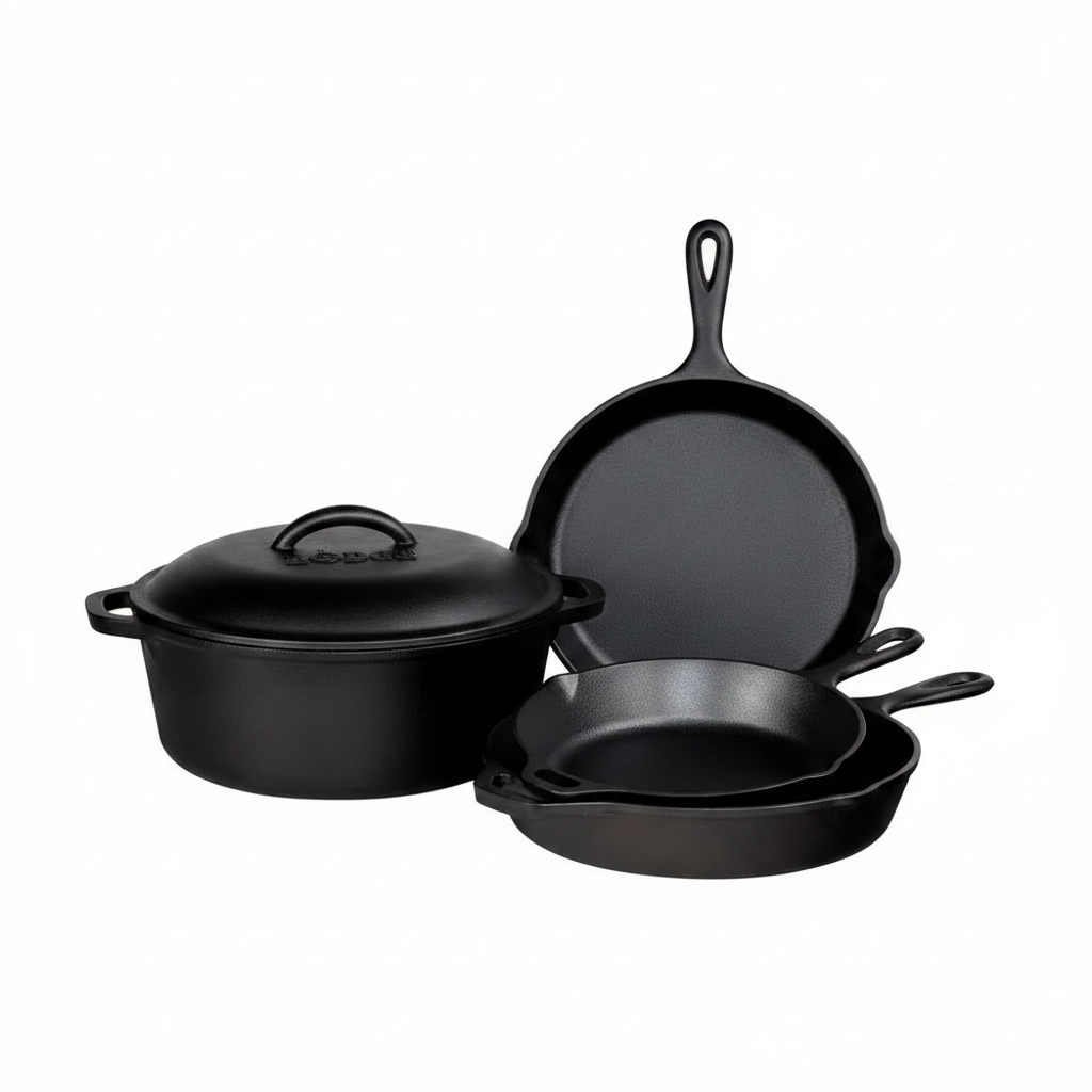 5-Piece Cast Iron Cookware Set